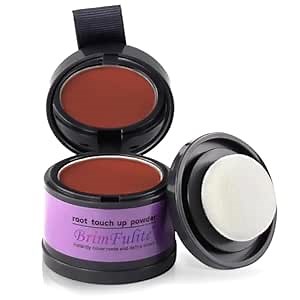 Hairline Powder for Women, Instant Covering Root Cover Up Powder, Red, 0.14 Oz. with Compact Puff and Mirror