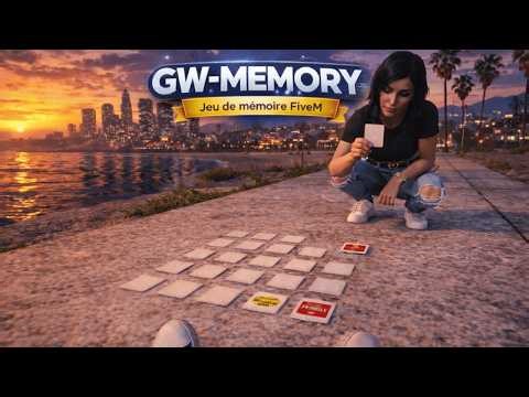 Script gratuit de jeu de société pour FiveM : Gw-Memory | GW-Shop