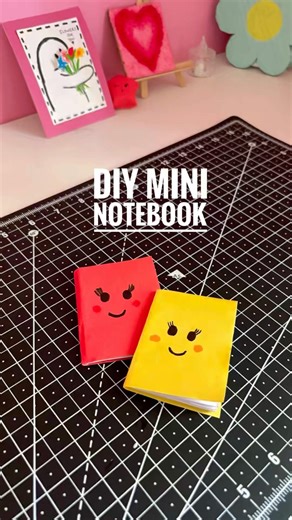 DIY mini notebook 📒 just using one sheet of paper #shorts #diycrafts