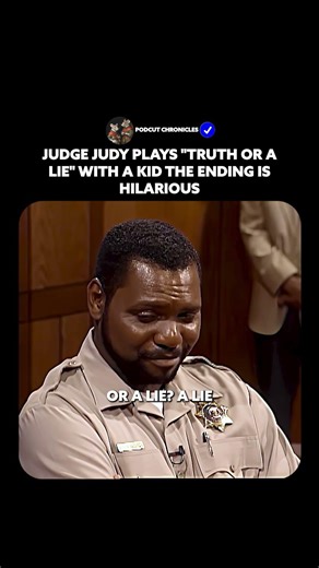 Judge Judy Plays "Truth Or A Lie" With A Kid