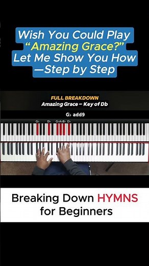 How to PLAY “Amazing Grace” for Beginners | Step by Step Breakdown