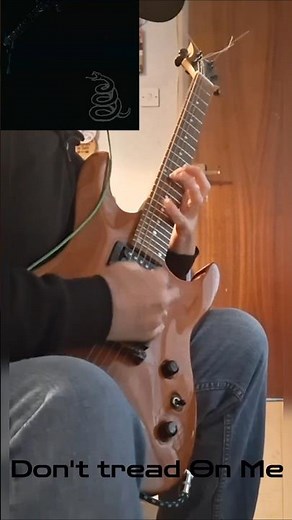 Metallica - Don't Tread On Me solo #metallica #shortsmusic #metalcover #guitar