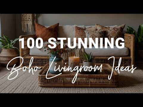 100 Boho Living Room Ideas to Elevate Your Space in 2026 | Cozy, Chic & Trendy Decor