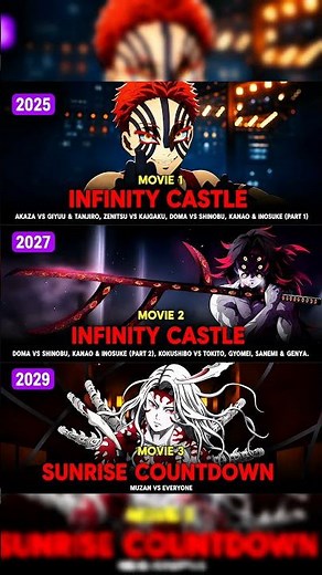 🔥 Demon Slayer Infinity Castle Trilogy Release Timeline Explained!