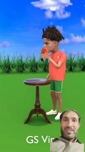 cartoon eating food 🤤#shorts #funny #cartoon #trending