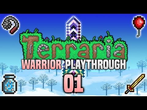 My Terraria Warrior Adventure Begins! | Terraria 1.4.4 Melee Playthrough/Guide (Episode 1)