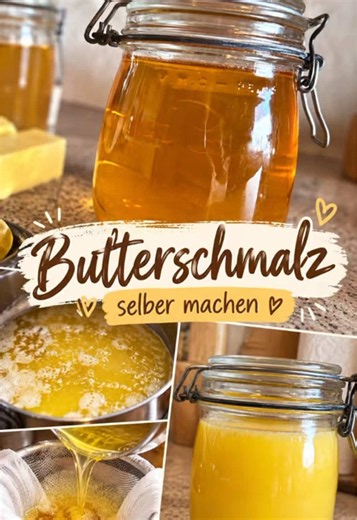🧈 700 g Butterschmalz für nur 5,16 €?! 😱 Warum teuer kaufen, wenn man es so einfach selber machen kann? Ich habe heute 1 kg Butter zu Butterschmalz verarbeitet. Die Butter war im Angebot für 1,29 € pro 250 g. 💰 Meine Rechnung: 🧈 1 kg Butter = 5,16 € 🫙 Ergebnis = 700 g Butterschmalz 🛒 Vergleichspreis Butaris = 4,49 € für 250 g Macht ganze 7,41 € Ersparnis! 🤩 Und die Herstellung ist wirklich einfach! Butter langsam schmelzen und sanft köcheln lassen, bis das Wasser verdampft ist und sich di