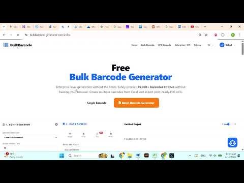 How to Generate 75,000+ Barcodes in 1 Click (Excel Upload, Sequential, UPC-A)