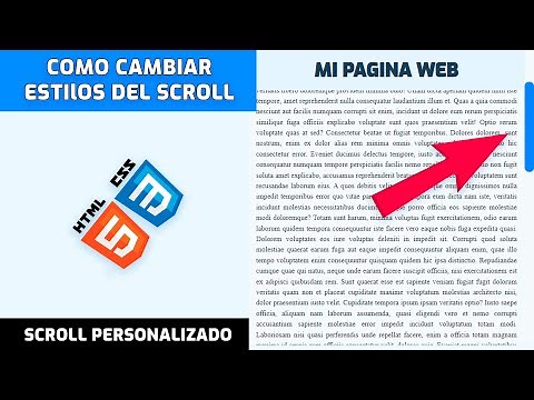 ✅ Personalizar BARRA DE SCROLL en una PAGINA WEB con HTML Y CSS [ FACIL Y RÁPIDO ]