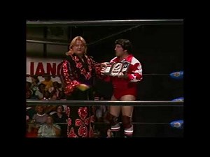 Jack Brisco and Wahoo McDaniel vs Greg Valentine and Paul Jones. 1982