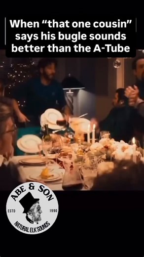 Holidays are coming up. Time to let the family who the best elk caller in the family is. Bring the A-Tube. #abeandson #buglingbulls #elkseasonneverends #cantwaitforelkseason #archeryelkhunting #elkhunting | Abe & Son, Natural Elk Sounds