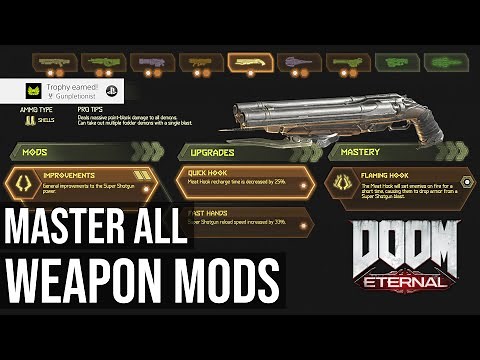 Gunpletionist Trophy (Master All Weapon Mods) - Doom Eternal
