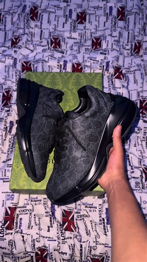 Gucci Rhytons Black >> | 👟 from @ShareSneakers | #sneakers #gucci #outfitinspo #viral #fyp