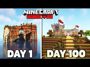 I Survived 100 Days on The Giant Herobrine Island in Minecraft Hardcore - Full Movie | cENTURY DAYS