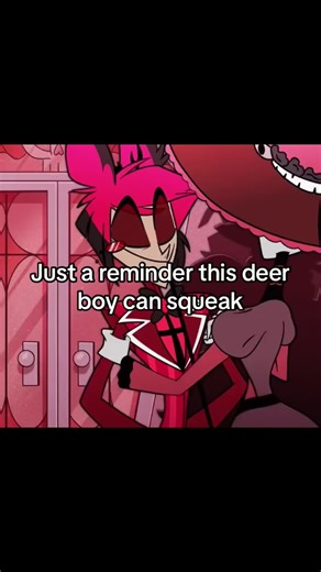 HES SO CUTE #fyp #alastorhazbinhotel ##squeak #alastor #cutie #rosiehazbinhotel #fyp