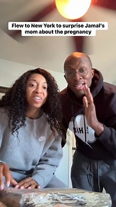 Flew to New York to surprise Jamal’s mom with pregnancy news | Chan & Jamal