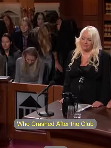 Who Crashed After the Club#judgejudy #justice #judge #foryou | judge judy