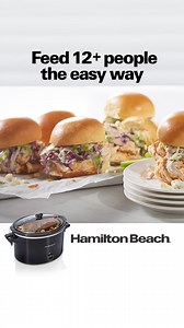 1.2M views · 1.2K reactions | From game day chili to holiday pot roasts, the 10 Quart Extra-Large Stay or Go® Slow Cooker is just what you need to easily feed a hungry crowd. | Hamilton Beach | Facebook
