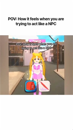 POV: How it feels when you are trying to act like a NPC#viral#roblox#gameplay#youtubeshorts