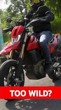 Ducati Hypermotard 698 Mono: 1-Minute Verdict | Crazy Single-Cylinder Ducati! #shorts