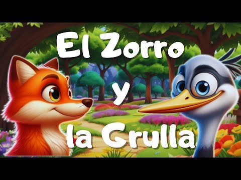 ✅ El ZORRO y la GRULLA 🦊🍽️: Una Lección de Empatía 🦢| CUENTO INFANTIL con MORALEJA