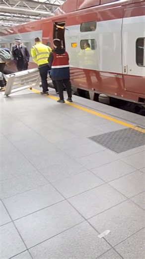 This is Brussels Midi Station. Here is how the Eurostar trains are taking their beloved passengers on the train. All Eurostar employees always take care of their passengers. That's why a Belgian train Eurostar is so successful Running from Brussels to Paris and Brussels to Amsterdam it runs continuously every hour during the day #eurostartrain #brusselstrain #highspeedtrain #320kmtrainspeed #phatakgate #sncbtrain #brusselstofrankfurt #railway #trainvideo #locopilot #locomotive | My Dream train