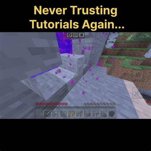 Never trust a Minecraft tutorial again! 🚫🔨