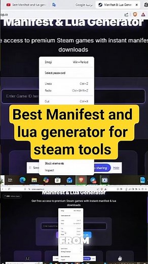 best Manifest and lua generator for #steamtools