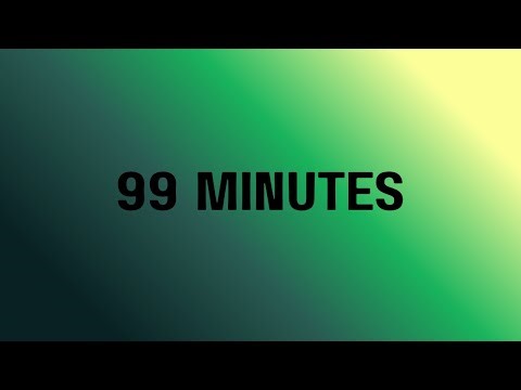 99 minute gradient green countup timer | Cronômetro de 99 minutos verde gradiente