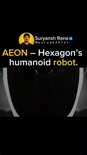 Suryansh Rana on Instagram: "AEON – Hexagon’s humanoid robot. AEON combines agility, versatility, and unique spatial intelligence capabilities to tackle complex industrial use cases – from manipulation and asset inspection to reality capture and operator tasks."