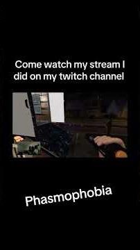 Phasmophobia gameplay full video is on my twitch (link in bio)