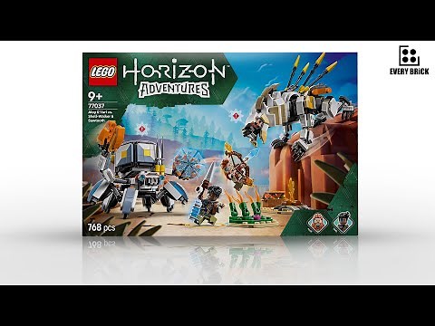 LEGO Horizon Aloy & Varl vs. Shell-Walker & Sawtooth - 77037 Speed Build