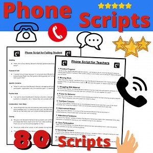 Phone Scripts for Parent Communication Resource