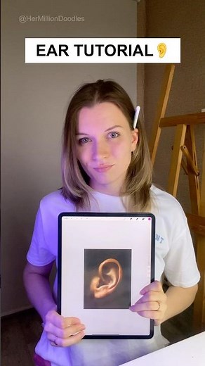 How to Draw an Ear Tutorial👂Easy Step by Step #art #drawing #markers