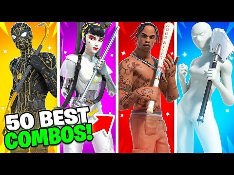 50 *BEST* TRYHARD Fortnite Combos