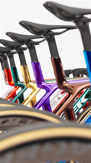 Trek Bicycle Company on Instagram: "The ‘90s called. We answered with color  Meet Chroma ✨ #TrekProjectOne #Chrome"