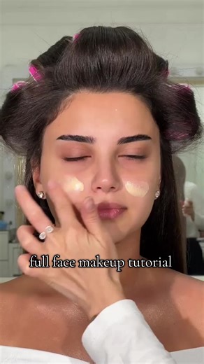 full face makeup tutorial #grwm #makeup #fyp