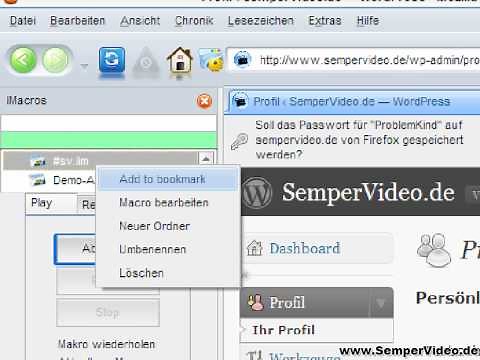Firefox 3.5: Mit Makros das Internet steuern