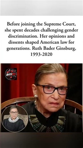 She fought gender inequality and changed U.S. law ⚖️ #shorts #RBG #Justice #hero #viral #honor #RIP