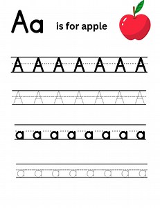 Alphabet Tracing Worksheets for Kids Learn to Write Letters A–Z Preschool & Kindergarten Printable Handwriting Practice Pages - Etsy