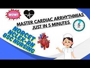 Cardiac Dysrhythmias Made Easy | ECG Rhythms Simplified | Quick Learning with Shraddha | in 5 minute