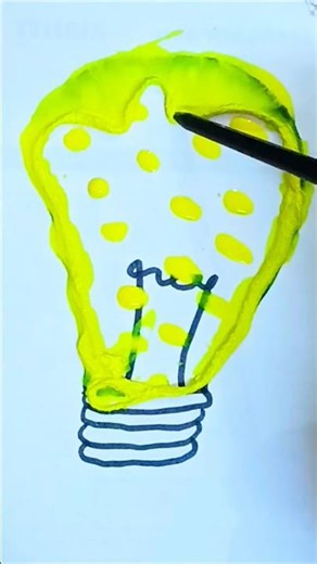 Easy thread painting🎨💡#satisfying #art #painting #shorts #1million #creative #viral #drawingtutorial