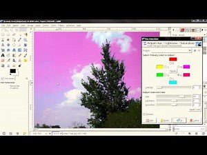 Hue-Saturation - GIMP Beginners' Guide E130 Video Lecture | A GIMP 2.8 Tutorial for Beginners - Design Softwares