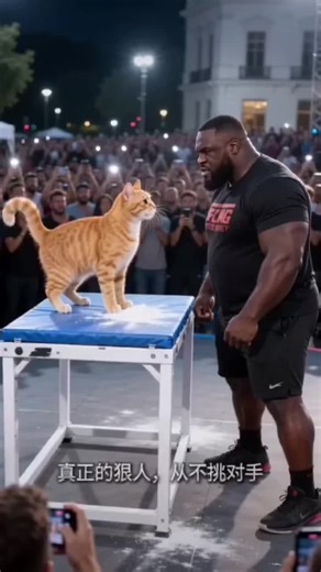 Cat Wins Hilarious Slapping Contest