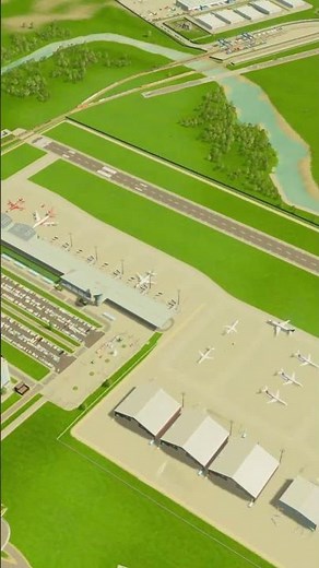 How to Build an Airport Hub - cities Skylines