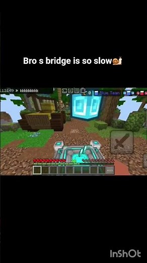 When a teammate does the Java bridge #minecraft #gaming