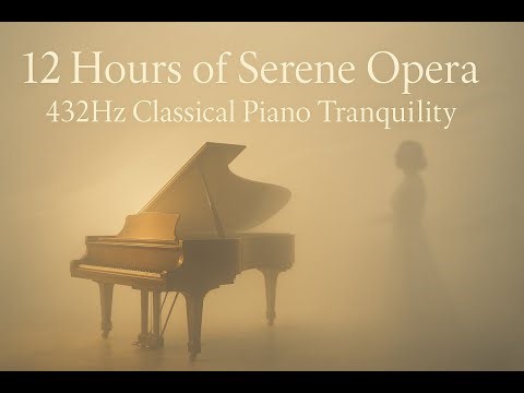 12 Hours of Serene Opera — 432Hz Classical Piano Tranquility