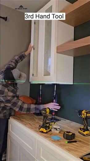 Installing Cabinets with the 3rd hand tool