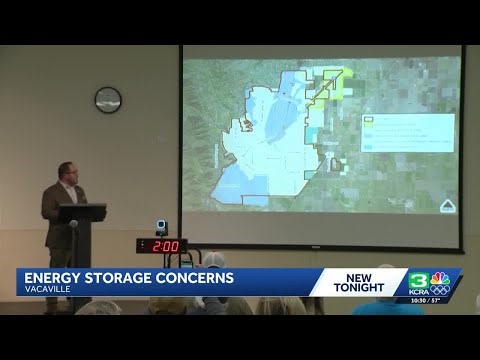 Vacaville residents concerned over battery energy storage facilities