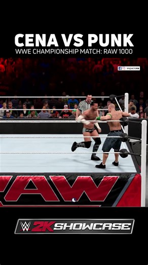 WWE 2K15: John Cena vs CM Punk (WWE Championship Match: Raw 1000) SHOWCASE MODE Part 4 | EspacioNinja
